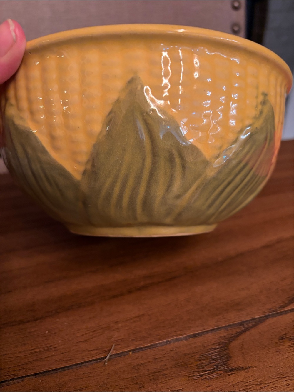 Shawnee pottery corn bowl